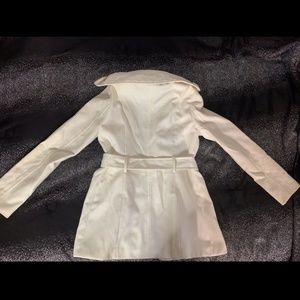 Guess, Cream, Coat, Small
